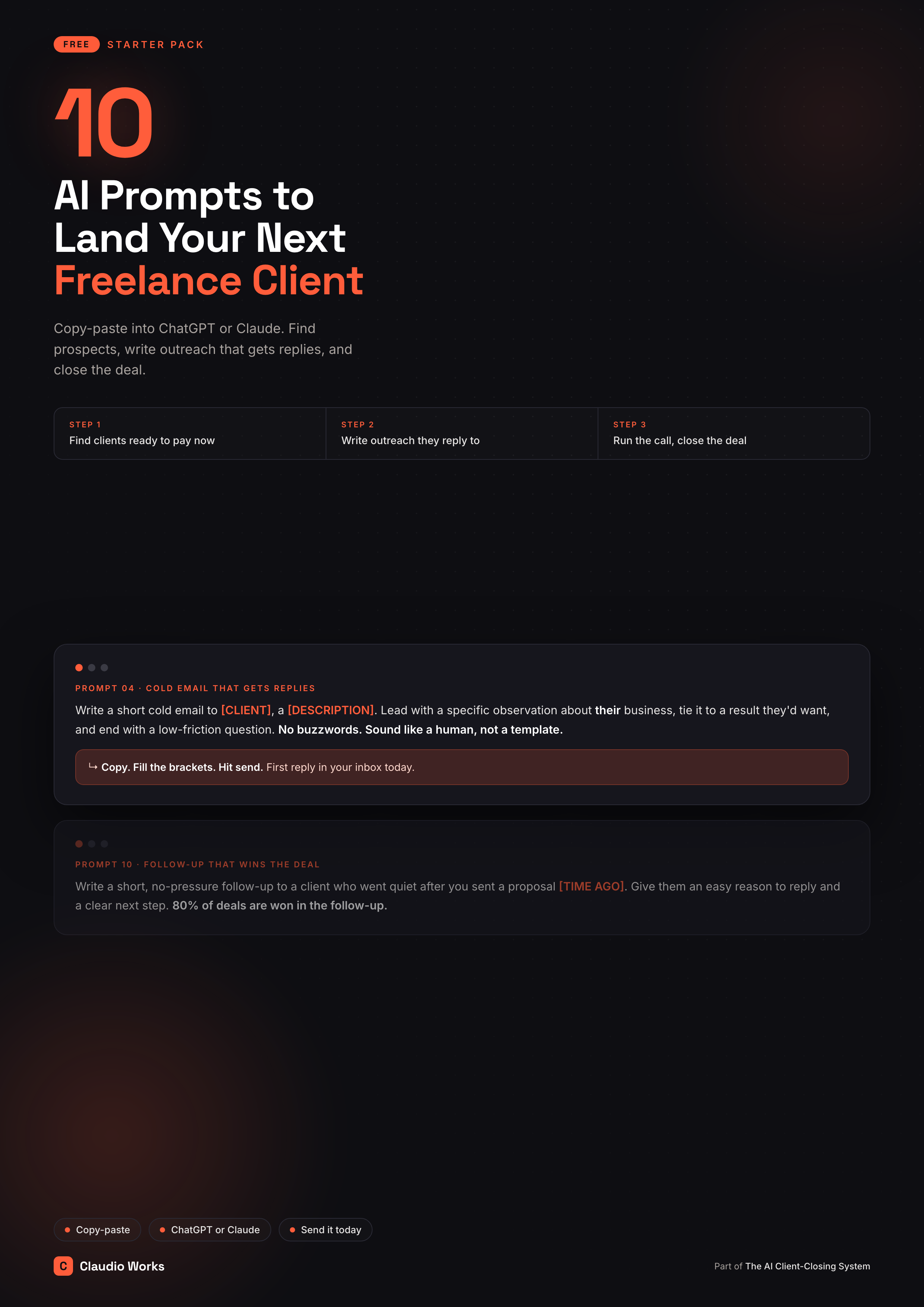 10 AI Prompts to Land Your Next Freelance Client